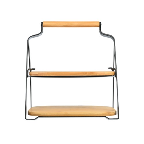 Estia Δίσκος σερβιρίσματος Bamboo Essentials διόροφος