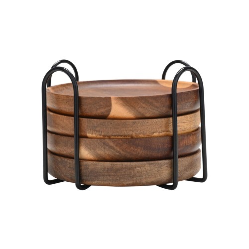 Estia Σουβέρ Allure 10x1.5cm με μεταλλική βάση Σετ 4 τεμ.