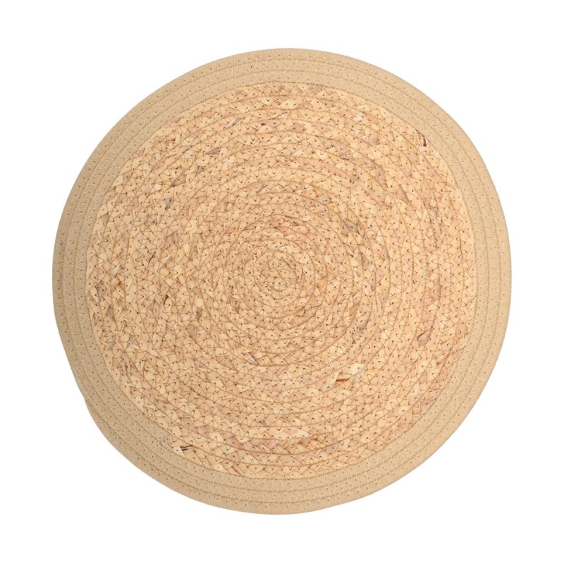 Estia Σουπλά Haven Υάκινθος Φ38cm Μπέζ περίγραμμα