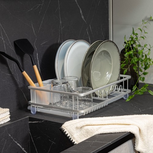 Estia Πιατοθήκη αλουμινίου 12x50x30 με διαφανή δίσκο