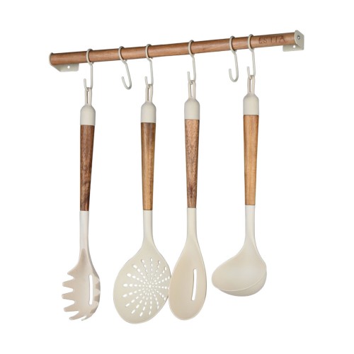 Estia Κρεμάστρα κουζίνας Allure επιτοίχια με γάντζους 6 θέσεων