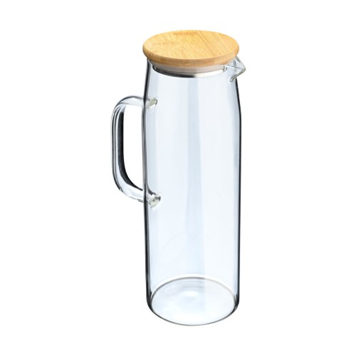 Estia Κανάτα Bamboo Essentials γυάλινη 1500ml με καπάκι