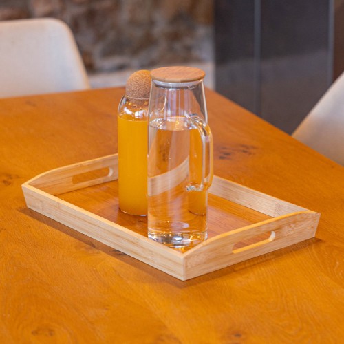 Estia Κανάτα Bamboo Essentials γυάλινη 1500ml με καπάκι