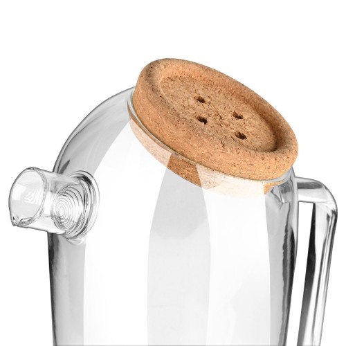 Estia Κανάτα γυάλινη 1800ml με καπάκι φελλού