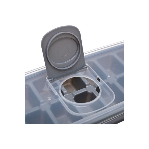 Estia Παγοθήκη πλαστική 14 θέσεων με καπάκι Γκρί