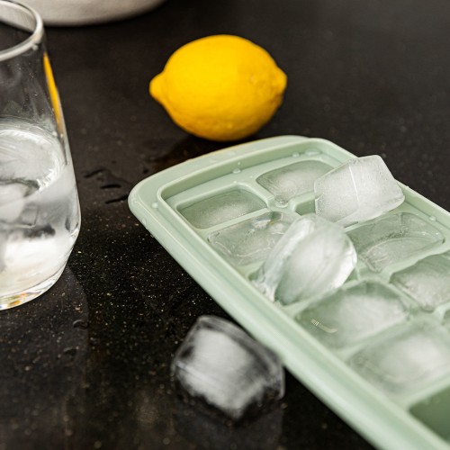 Estia Παγοθήκη πλαστική 14 θέσεων με καπάκι Γκρί