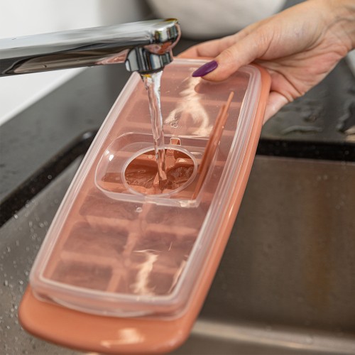 Estia Παγοθήκη πλαστική 14 θέσεων με καπάκι Γκρί