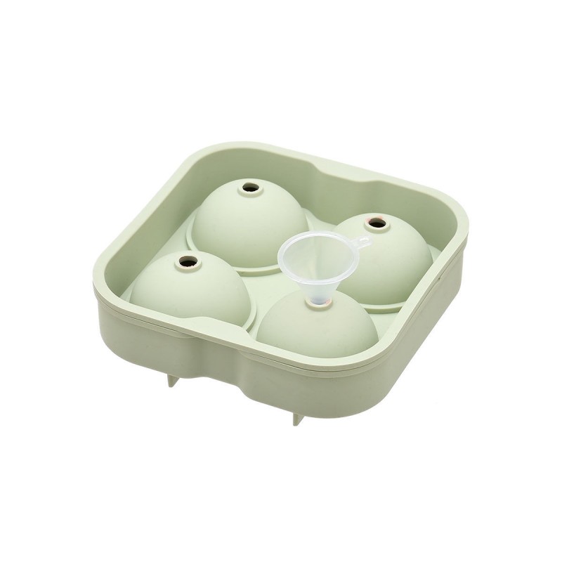 Estia Παγοθήκη σιλικόνης 4 θέσεων σφαιρικό σχήμα Mint