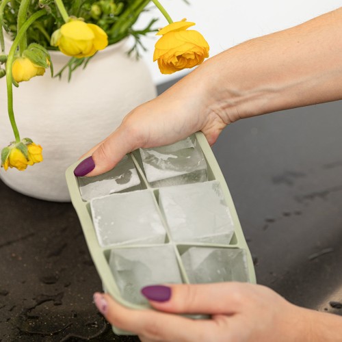 Estia Παγοθήκη σιλικόνης 6 θέσεων Mint