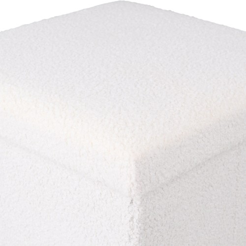 Estia Σκαμπό Cube Leather με αποθηκευτικό χώρο Λευκό