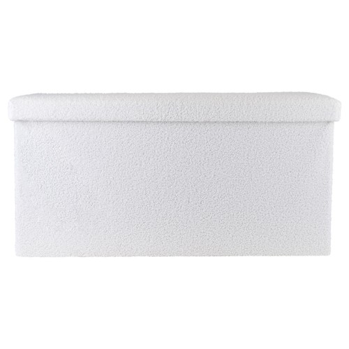 Estia Σκαμπό Cube Tedy με αποθηκευτικό χώρο Λεύκο