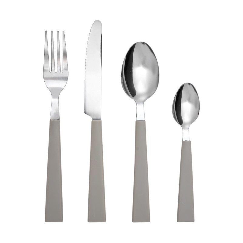 Estia Σετ μαχαιροπίρουνα Homely ανοξείδωτο ατσάλι με Μπέζ λαβή 18/0 24 Τεμ.