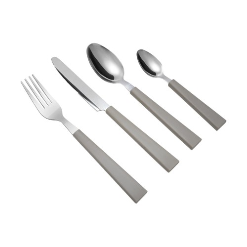 Estia Σετ μαχαιροπίρουνα Homely ανοξείδωτο ατσάλι με Μπέζ λαβή 18/0 24 Τεμ.