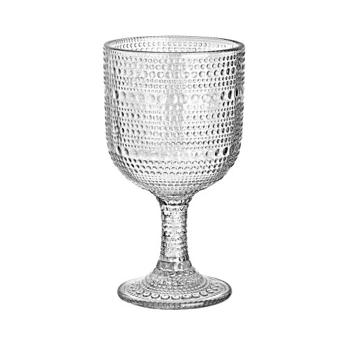 Estia Ποτήρι κρασίου Dots γυάλινο 375ml 