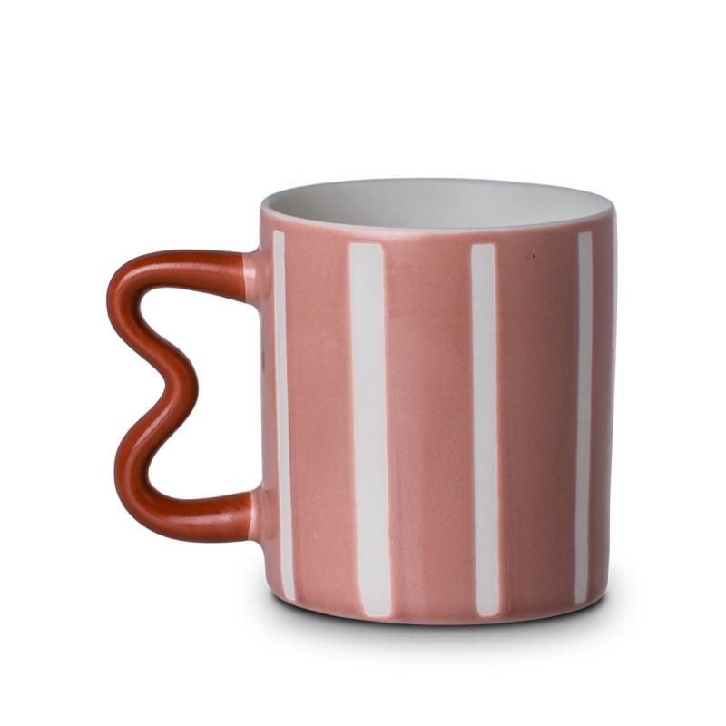 Estia Κούπα Jazz Lines New Bone 450ml Ρόζ