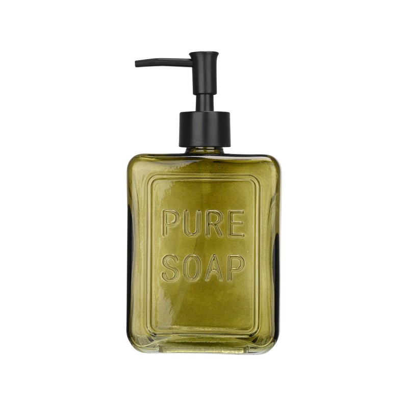 Estia Dispenser Pure Soap Γυάλινη 520ml Πράσινη