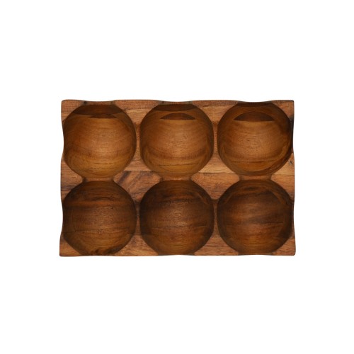 Estia Αυγοθήκη Allyre 6 θέσεων ξύλινη