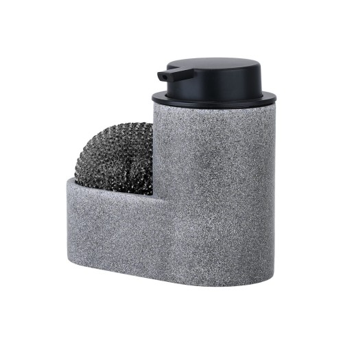 Estia Αντλία σαπιουνιού πιάτων με Μαύρο σφουγγαράκι Γκρί