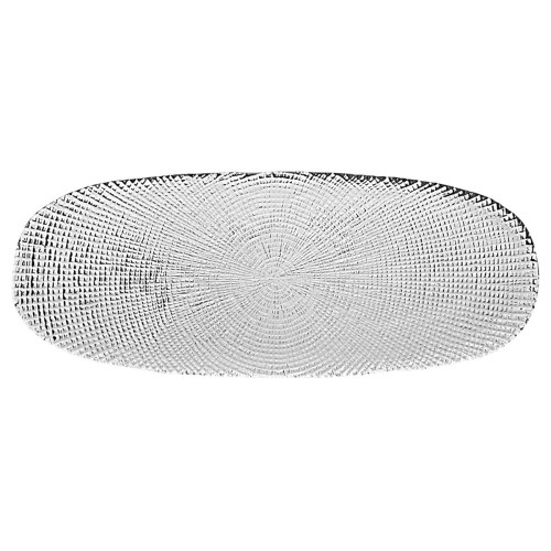 Estia ESTIA ΔΙΣΚΟΣ ΣΕΡΒΙΡΙΣΜΑΤΟΣ ROCHE ΓΥΑΛΙΝΟΣ 42x17x2cm
