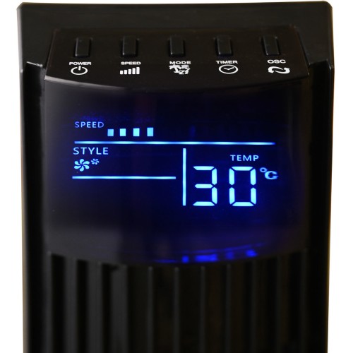 Estia ESTIA ΑΝΕΜΙΣΤΗΡΑΣ ΔΑΠΕΔΟΥ ΠΥΡΓΟΣ TURRET 91cm 45w ΜΕ ΤΗΛΕΧΕΙΡΙΣΤΗΡΙΟ & ΧΡΟΝΟΔΙΑΚΟΠΤΗ