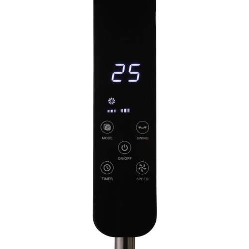 Estia ESTIA ΑΝΕΜΙΣΤΗΡΑΣ ΣΤΑΝΤ ΕΠΙΔΑΠΕΔΙΟΣ BOW 40cm 60w ΜΑΥΡΟΣ ΜΕ ΤΗΛΕΧΕΙΡΙΣΤΗΡΙΟ