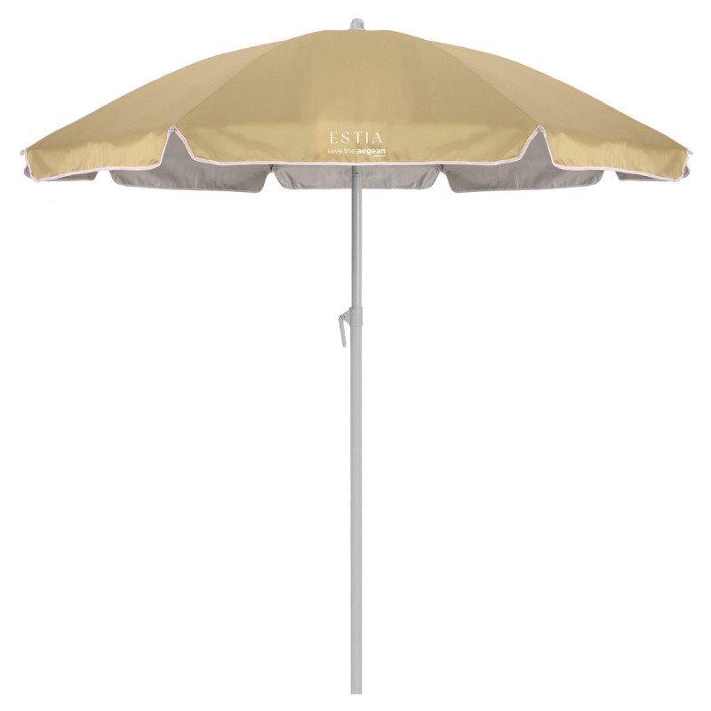 Estia ESTIA ΟΜΠΡΕΛΑ ΘΑΛΑΣΣΗΣ DAZE ΜΕ ΠΡΟΣΤΑΣΙΑ UPF 50+ ΜΕΤΑΛΛΙΚΗ 1.8m