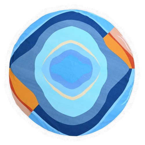 Estia ESTIA ΠΕΤΣΕΤΑ ΘΑΛΑΣΣΗΣ SERENE SHORES MICROFIBER ΣΤΡΟΓΓΥΛΗ 150cm