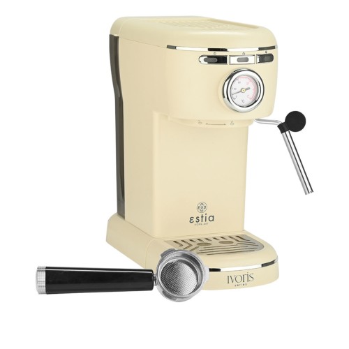 Estia ESTIA ΜΗΧΑΝΗ ESPRESSO IVORIS 1100w 20bar 1.2lt