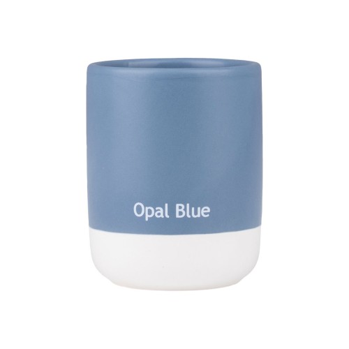 Estia ESTIA ΠΟΤΗΡΑΚΙ ΜΠΑΝΙΟΥ TONE LAB ΚΕΡΑΜΙΚΟ OPAL BLUE