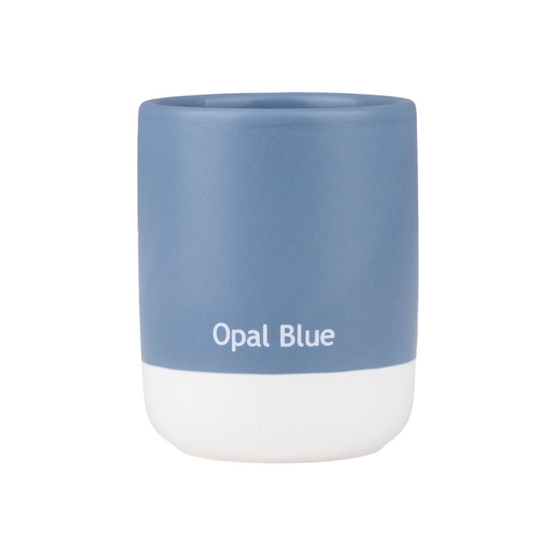 Estia ESTIA ΠΟΤΗΡΑΚΙ ΜΠΑΝΙΟΥ TONE LAB ΚΕΡΑΜΙΚΟ OPAL BLUE