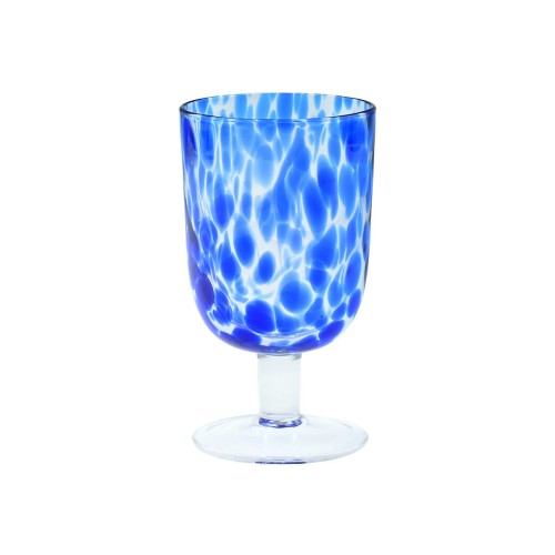 Estia ESTIA ΠΟΤΗΡΙ ΚΡΑΣΙΟΥ COLORBURST ΓΥΑΛΙΝΟ 380ml ΜΠΛΕ ΣΕΤ 6ΤΕΜ.
