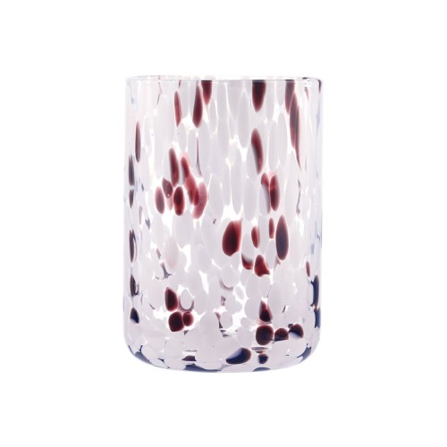 Estia ESTIA ΠΟΤΗΡΙ ΝΕΡΟΥ ΧΑΜΗΛΟ COLORBURST ΓΥΑΛΙΝΟ 360ml ΡΟΖ/ΜΟΒ ΣΕΤ 6ΤΕΜ.