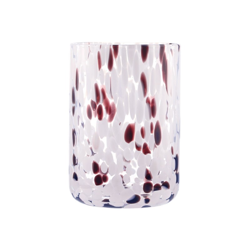 Estia ESTIA ΠΟΤΗΡΙ ΝΕΡΟΥ ΧΑΜΗΛΟ COLORBURST ΓΥΑΛΙΝΟ 360ml ΡΟΖ/ΜΟΒ ΣΕΤ 6ΤΕΜ.