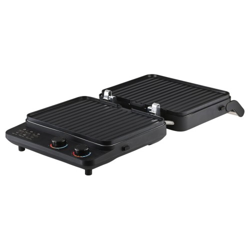 Estia ESTIA ΣΑΝΤΟΥΙΤΣΙΕΡΑ ΓΚΡΙΛΙΕΡΑ INOXSENSE 4 ΘΕΣΕΩΝ 2000W ΜΕ ΑΠΟΣΠΩΜΕΝΕΣ ΑΝΤΙΚΟΛΛΗΤΙΚΕΣ ΠΛΑΚΕΣ