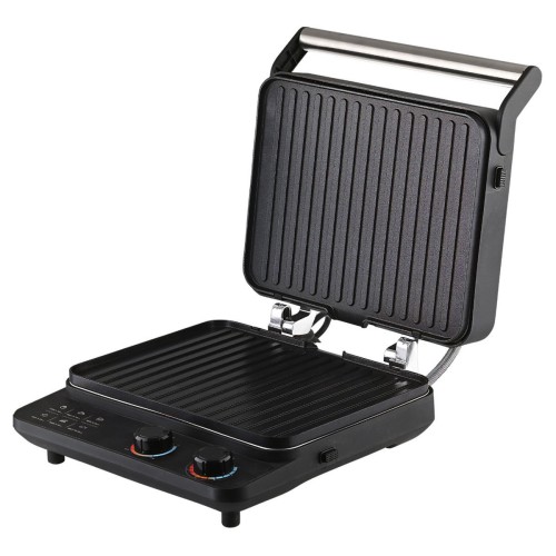 Estia ESTIA ΣΑΝΤΟΥΙΤΣΙΕΡΑ ΓΚΡΙΛΙΕΡΑ INOXSENSE 4 ΘΕΣΕΩΝ 2000W ΜΕ ΑΠΟΣΠΩΜΕΝΕΣ ΑΝΤΙΚΟΛΛΗΤΙΚΕΣ ΠΛΑΚΕΣ