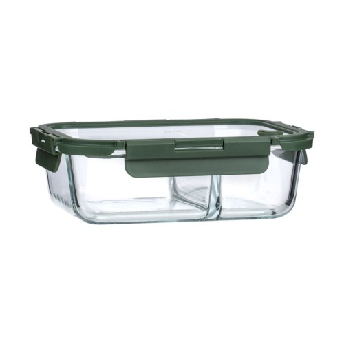 Estia ESTIA ΦΑΓΗΤΟΔΟΧΕΙΟ CLICK&SEAL 2 ΘΕΣΕΩΝ ΜΕ ΑΕΡΑΓΩΓΟ 1460ml OLIVE