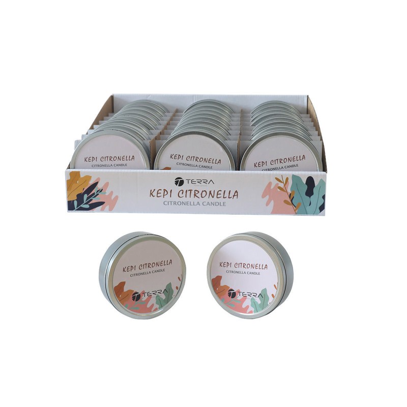 Estia ESTIA ΚΕΡΙ ΣΙΤΡΟΝΕΛΑΣ ΣΕ ΜΕΤΑΛΛΙΚΟ ΔΟΧΕΙΟ 160gr ASSORTED