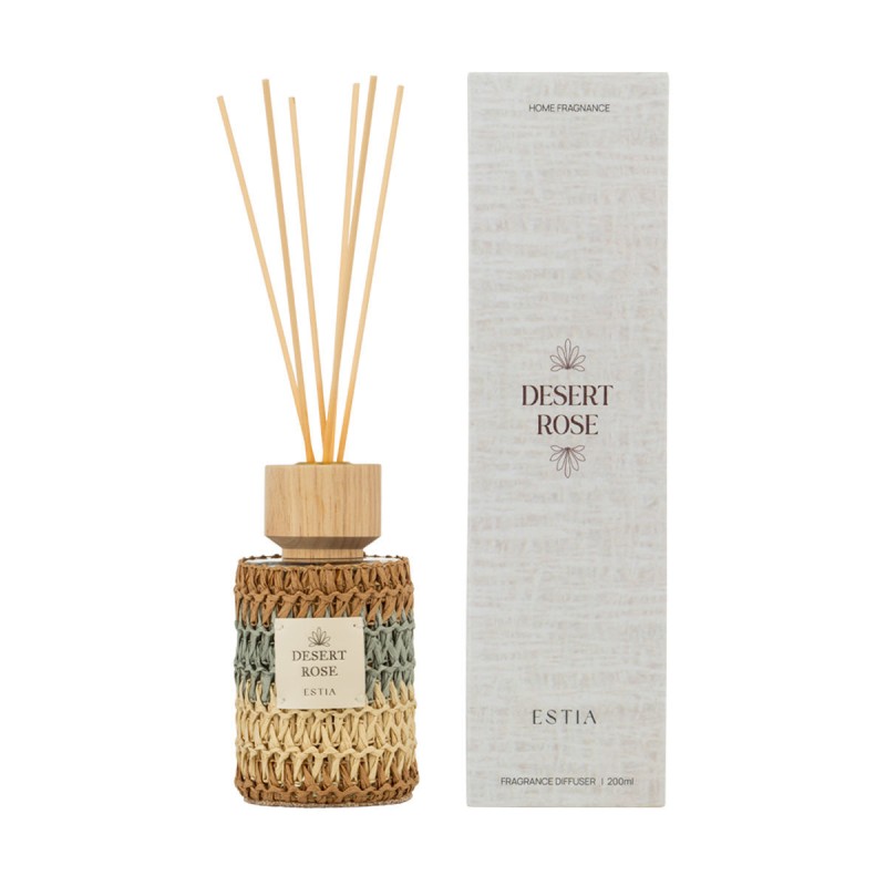 Estia ESTIA ΑΡΩΜΑΤΙΚΟ ΧΩΡΟΥ ΜΕ ΣΤΙΚ DESERT ROSE 200ml