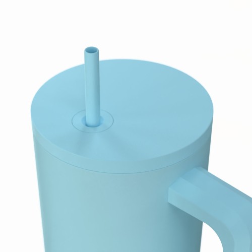 Estia ESTIA ΘΕΡΜΟΣ STRAW TUMBLER XL SAVE THE AEGEAN 900ml ARCTIC