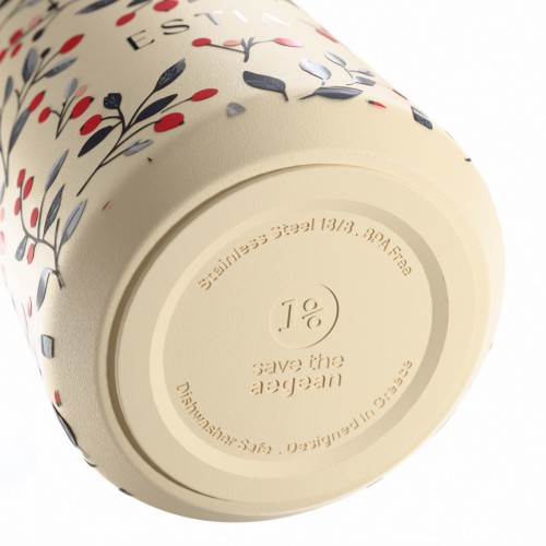 Estia ESTIA ΘΕΡΜΟΣ FLOW  SAVE THE AEGEAN 500ml BLOOM BEIGE