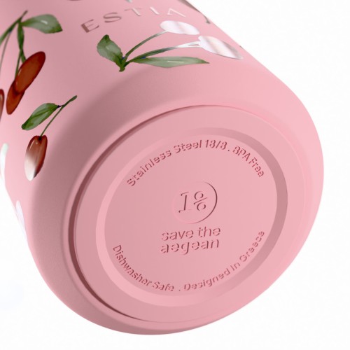 Estia ESTIA ΘΕΡΜΟΣ FLOW  SAVE THE AEGEAN 500ml CHERRY ROSE