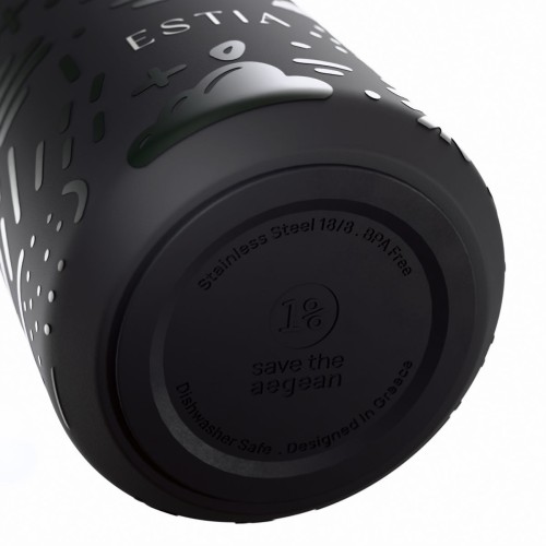 Estia ESTIA ΘΕΡΜΟΣ FLOW  SAVE THE AEGEAN 500ml NOIR ECHO