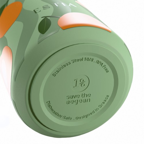 Estia ESTIA ΘΕΡΜΟΣ FLOW  SAVE THE AEGEAN 500ml PEACH GARDEN