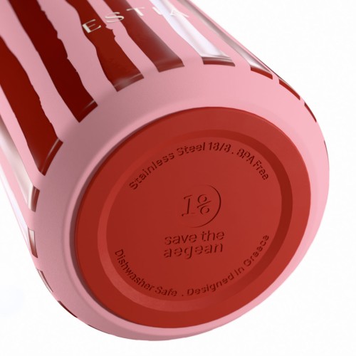 Estia ESTIA ΘΕΡΜΟΣ FLOW  SAVE THE AEGEAN 500ml VIVA STRIPE