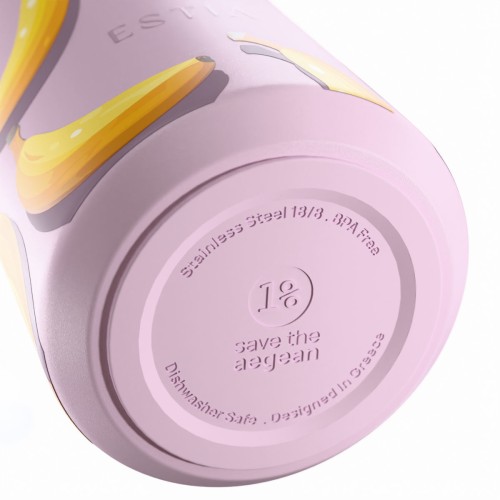 Estia ESTIA ΘΕΡΜΟΣ LENS SAVE THE AEGEAN 360ml BANANA MOOD