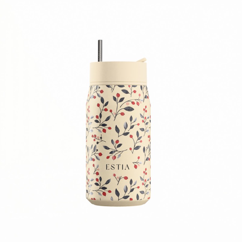 Estia ESTIA ΘΕΡΜΟΣ LENS SAVE THE AEGEAN 360ml BLOOM BEIGE