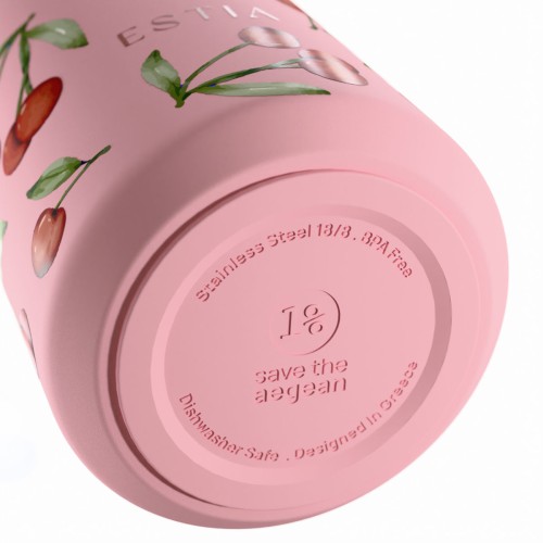 Estia ESTIA ΘΕΡΜΟΣ LENS SAVE THE AEGEAN 360ml CHERRY ROSE