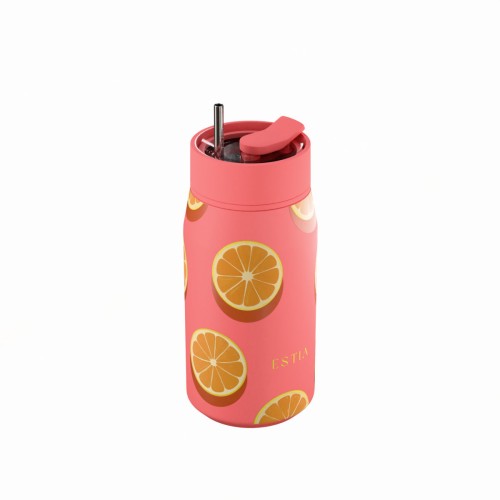 Estia ESTIA ΘΕΡΜΟΣ LENS SAVE THE AEGEAN 360ml ORANGE POP