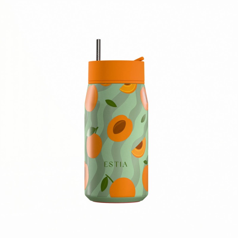 Estia ESTIA ΘΕΡΜΟΣ LENS SAVE THE AEGEAN 360ml PEACH GARDEN