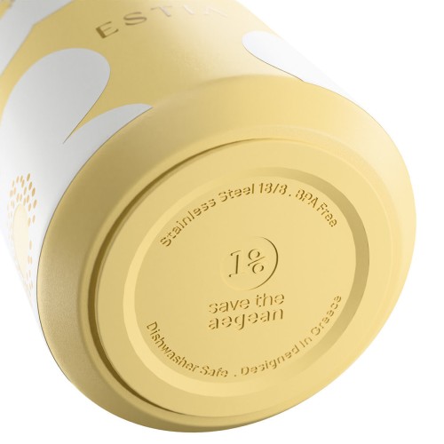 Estia ESTIA ΘΕΡΜΟΣ LENS SAVE THE AEGEAN 360ml YELLOW DAISY